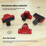 LinkMejor Aluminium19mm 20mm MFT Workbench Hole Bench Dog Clamp Non-slip Table Stopper for Woodworking DIY Project