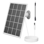 10W Solar Panel Charger Waterproof Solar Panel for Ring Camera 360° Adjustable Wall Mount for Ring Stick Up Cam/Spotlight Cam