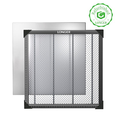 [US Direct]Refurbished LONGER 440*440mm High-Quality Honeycomb Working Table High-strength Steel Plate Laser Engraver Accessory for Wood Acrylic