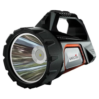 LinkMejor DA03 Solar Rechargeable Energy Camp Flashlights ABS Portable Waterproof Torch Work Light Outdoor Hiking Camping Searchlight