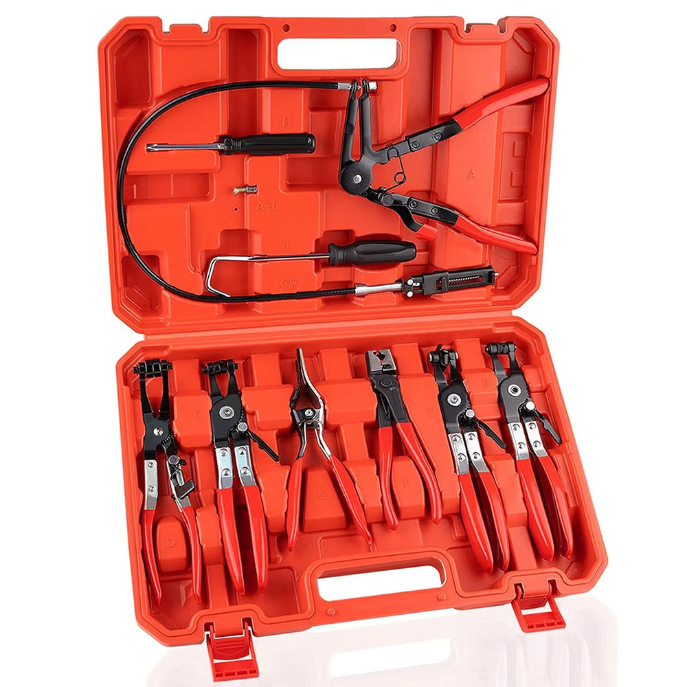Hose Clamp Pliers Wire Long Reach Hose Clamp Pliers Set Car Disassembly Tool Vehicle Repair