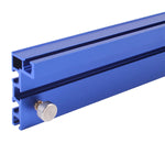 75 Type Woodworking Profile Router Fence Aluminum Telescoping Miter Gauge Fence T-Track Fence 50-87cm Adjustable Length