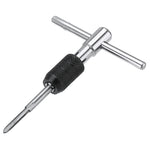 6pcs M3-M8 Tap Drill Set T Handle Ratchet Tap Wrench Machinist Tool With Screw Tap Hand