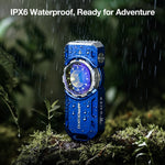 Astrolux® K3 1550LM EDC Flashlight Long Throw 209m Rotary Dial Control Throw Flood Combo LED Torch with RGB 18 LEDs, UV 395nm, 16300 Rechargeable, IPX6 Ideal for Outdoor, Search, Emergency and EDC Use