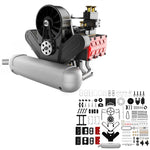 LinkMejor FS-B400 14cc Four-Stroke Horizontally Opposed Four-Cylinder Nitro Engine Assembly Kit Physics Experiment Science Education Toys