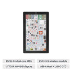 M5Stack TAB5 IoT Development Kit ESP32-P4 1280x720 IPS 5 Inch HD Touchscreen 2MP Camera Audio WIFI I/O Dev Module
