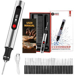 Portable Mini USB Cordless Rotary Tool 3 Speed 20000 RPM Lightweight Engraving Pen Kit for Stone Wood Metal Carving DIY Projects
