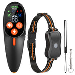 LinkMejor BC901 Remote Dog Training Collar 3300FT Long Range IP67 Waterproof Receiver 3 Modes Beep Vibration Shock Dual Channel Type-C Fast Charging Safety Light