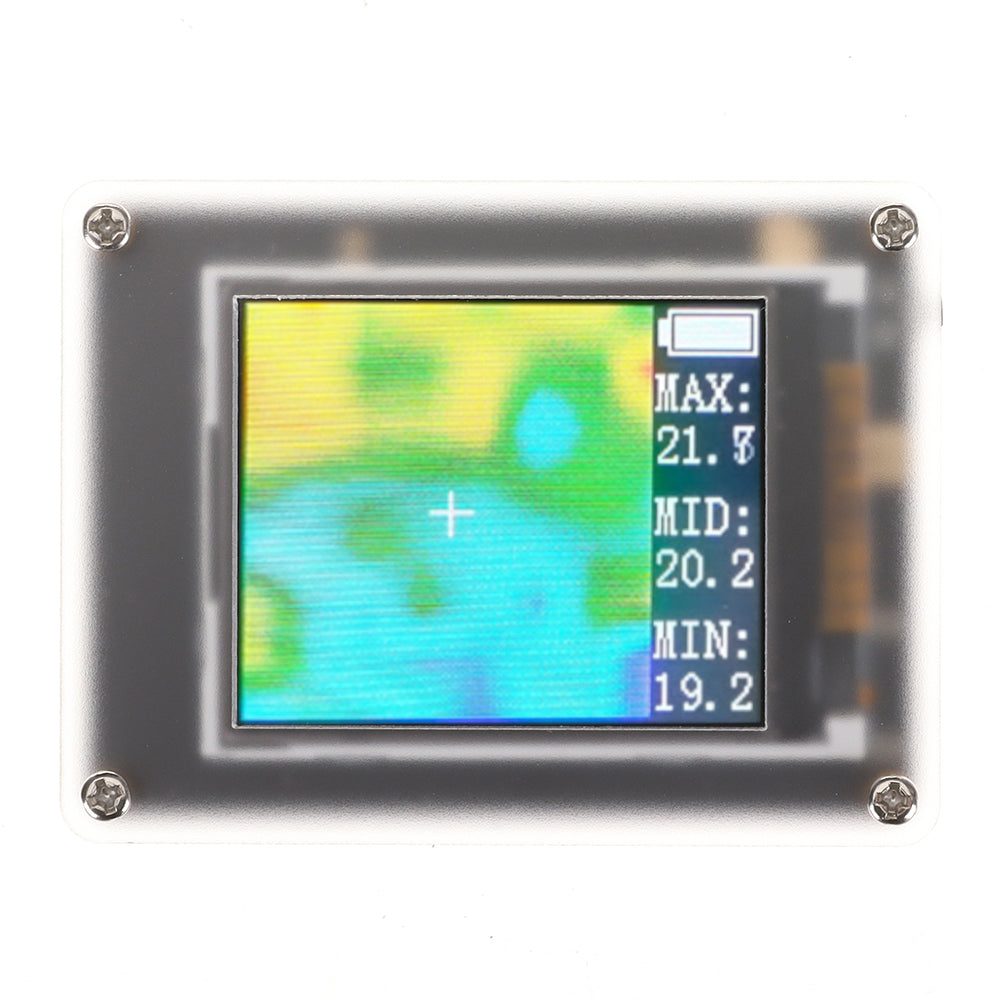 AMG8833 8x8 Infrared Thermal Imager IR Thermal Imaging Camera Temperature Sensor 1.8 Inch TFT Display 7M Farthest Detection Distance PCB Circuit Industrial Testing