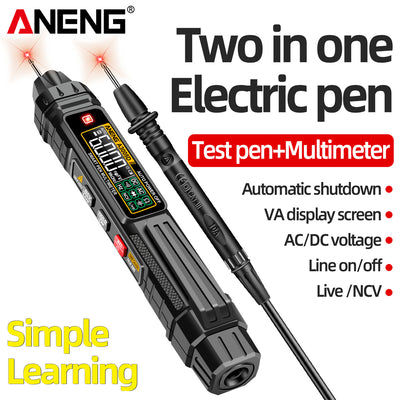 LinkMejor A3005D 2In1 Multimeter Test Pen with VA Color Display Auto Shutdown Non-Contact Line Wiring Detection NCV Induction Technology High Portability for Electricians and DIY Enthusiasts