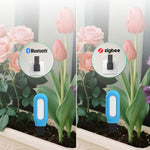 LinkMejor Soil Moisture Temperature Sensor Bluetooth 4.1 For Zigbee  Waterproof Compatible with Android iOS Smart Irrigation
