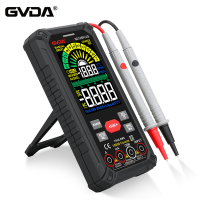 LinkMejor 128PLUS Smart Digital Multimeter 9999 counts LCD Color Display DC AC Voltage Current True RMS Multimetro Rechargeable Multitester