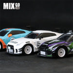 Diatone MixGo MG117 MG-4WD 1/43 2.4G 4WD RC Car Gyro Optional Differential Full Proportional Control LED Light On-Road Racing Vehicles Models Toys Independent Suspension 60 Minutes Working Time
