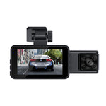 3 inch Triple Car Front Windshield Record WIFI Car DVR Monitoring Night Vision 1080P HD Camera Car DVR Cam with 64G Memory Card
