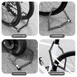 LinkMejor Mini Portable Bicycle Folding Lock Safety Anti-theft Waterproof Alloy Lock for MTB Motorcycle Electric Vehicle