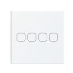 86 Type Tuya WiFi Touch Smart Switch Voice Control APP Control Timer Function Work with Amazon Alexa Google Assistant [Neutral Wire]
