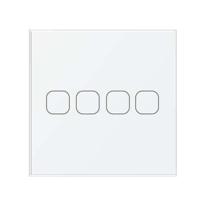 86 Type Tuya WiFi Touch Smart Switch Voice Control APP Control Timer Function Work with Amazon Alexa Google Assistant [Neutral Wire]