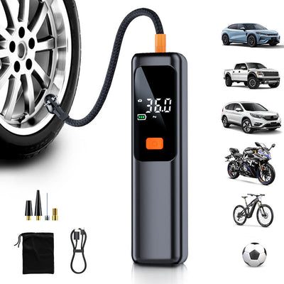 LinkMejor Wireless Air Pump 150psi Pressure Type-C Charging Digital Display Portable Fast Inflation Tire Inflator for Bike Car