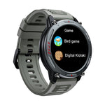 LinkMejor ZEUS 4 PRO 1.43inch AMOLED Display 5ATM Waterproof AI Voice Assistant bluetooth Call Heart Rate Blood Pressure Blood Oxygen Monitor Sleep Monitoring Body Temperature Detection Multi-sport Modes Music Playback Smart Watch
