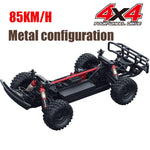LinkMejor F29 RTR 1/10 2.4G 4WD 85km/h 3S Brushless RC Car Three Diffs Steel Drive Shafts LED Light Oil Shocks Short Course High Speed Monster Off-Road Truck Vehicles Models Toys
