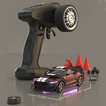 M4 M5 1/43 2.4G 4WD Drift RC Car Mini Race LED Light Radio Control High-Speed Motor On-Road Racing Proportional Control Vehicle Model Boys Gifts Outdoor Toys