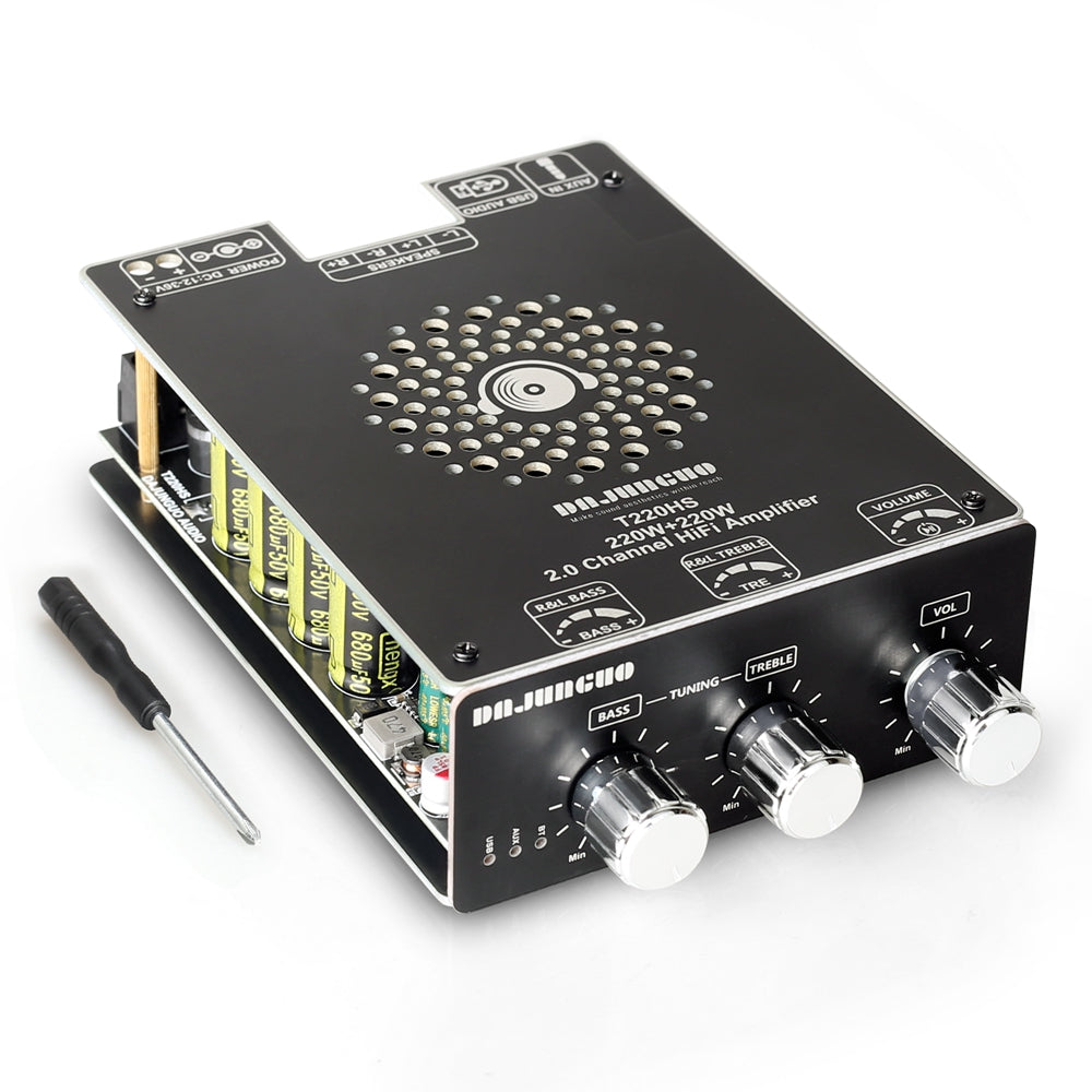 T220HS bluetooth 5.2 Amplifier Board 220W+220W Stereo Channel HiFi Amplifier TPA3251 Audio Module