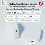 EWelink ZigBee3.0 Smart Gateway Hub Wireless Bridge EWeLink APP Remote Control Voice Control Automation Device Works with Alexa Google Home