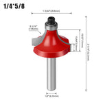 15PCS Woodworking Milling Cutter Set Tungsten Steel YG8 Alloy Blades Heat-Resistant Coating Multiple Shank Sizes for Precise Slotting and Trimming