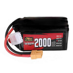 LinkMejor Power 14.8V 2000mAh 120C 4S LiPo Battery XT60 Plug for RC Drone
