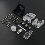 LinkMejor® DDB Extruder Transparent Version Dual Drive Extruder for 3D Printer