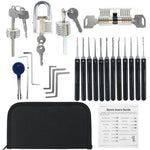 Professional Locksmith Toolkit Reliable Metal Practice Tools Set Ideal for Padlocks DIY Hand Hardware Kit