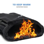 LinkMejor Outdoor Winter Gloves Motorcycle Touch Screen Snow Glove Waterproof Thermal Gloves for Riding Skiing Fishing