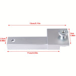 Aluminum Alloy Track Saw Square Guide 90 Degree Right Angle Compatible with T Track System for Track Saw Guide Rail