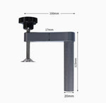 20mm Universal Quick Action Manual Bench Dog Clamp Adjustable Woodworking Desktop Clip Hold Down Fixed Clamp