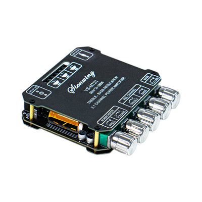 YS-MT21 Bluetooth Digital Amplifier Board 2.1 Channel 200W High-Power Dual Input Multi-layer Protection AUX Audio Subwoofer HIFI Amplifier Board