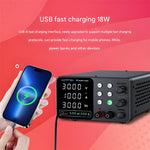 LinkMejor DC Power Supply TPS-C1203 TPS-C305 C605 C3010 0-160V 0-10A 360W 300W 150W Adjustable Regulated Power Supply USB Fast Charge Overcurrent Protection Digital Display