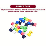92Pcs Double-sided PCB Board Single Row Pin Single Row Female Terminal Kit Printed Circuit Boards Part Electronic Components
