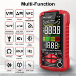 LinkMejor TS-60 Digital Multimeter 6000 Counts High Precision Rechargeable Battery Live Wire Detection AC/DC Voltage Current Measurement