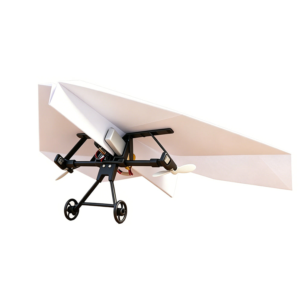 Paper Plane Modification Remote Control DIY Assembly Power Set Without Paper Aircraft
