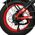 [USA Direct] BAOLUJIE DP2003 48V 12AH 500W Recommended Top Speed 25KM/H 20*4.0inch Electric Bicycle 30-40KM Max Mileage 120KG Payload Electric Bike