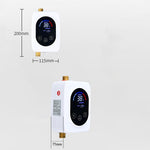 3800W 220V Mini Instant Water Heater with Touch Screen Smart Wall Mounted Electric Shower for Bathroom Kitchen EU Plug