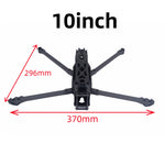 Erdog 7 Inch 8 Inch 9 Inch 10 Inch Frame Kit Compatible with DJI O4 PRO / DJI O3 / VISTA / Analog for RC FPV Racing Drones