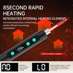 LinkMejor Soldering Iron Kit Type-C Rechargeable Compact 15W 200-450℃ Rapid Heating Adjustable Temperature Welding Tool Electronic Repair