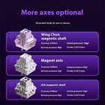 LinkMejor Win60 HE Wired Mechanical Keyboard Hall Effect Magnetic Switch RGB Hot-Swappable 8KHz Polling Rate Custom Gaming Keyboard