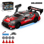 LinkMejor 8800 8801 8802 RTR 1/24 2.4G 4WD 30km/h Drift RC Car GTR Support APP Control Full Proportional High Speed Racing LED Light On-Road Vehicles Models Toys