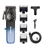 LinkMejor MS-5089 Professional Hair Clipper 7000RPM High Speed 180 Mins Runtime 4 Gears Lever Adjustable 2000mAh Long Battery Rechargeable Hair Trimmer with LED Digital Display for Home Salon Use