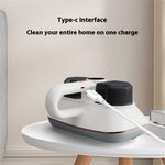 Tevorex Mattress Vacuum Bed Vacuum Cleaner With UV-C Light & Ultrasonic USB Charging Cordless Handheld Vacuum Cleaner
