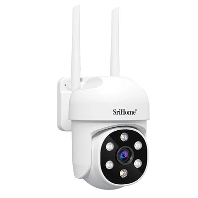 LinkMejor SH061 1080P 2MP HD WiFi Home Security Camera PTZ AI Wireless Monitoring Camera Night Vision Human Detection Two-way Intercom IP66 Waterproof Video Surveillance CCTV Cameras