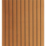 600x2400x5mm Brown Black Teak Decking EVA Foam Marine Flooring Faux Boat Decking Sheet