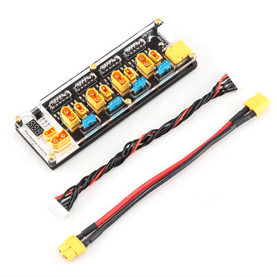 LinkMejor Lipo Battery Balance Charger Board Pro 40A XT60 XT30 Plug 2-6S Integrated with Lipo Discharger for IMAX B6 ISDT Q6 Nano HOTA D6 Pro P6